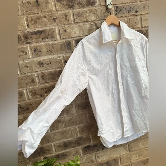Citizens Of Humanity White Button Down Shirt - Picture 3 of 12